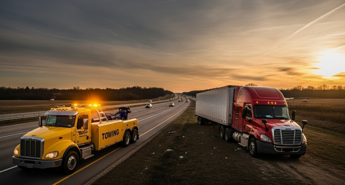 Truck Breaks Down