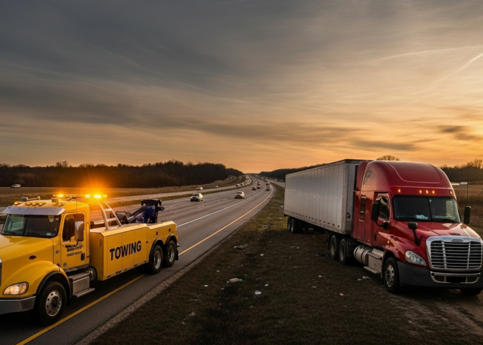 Truck Breaks Down