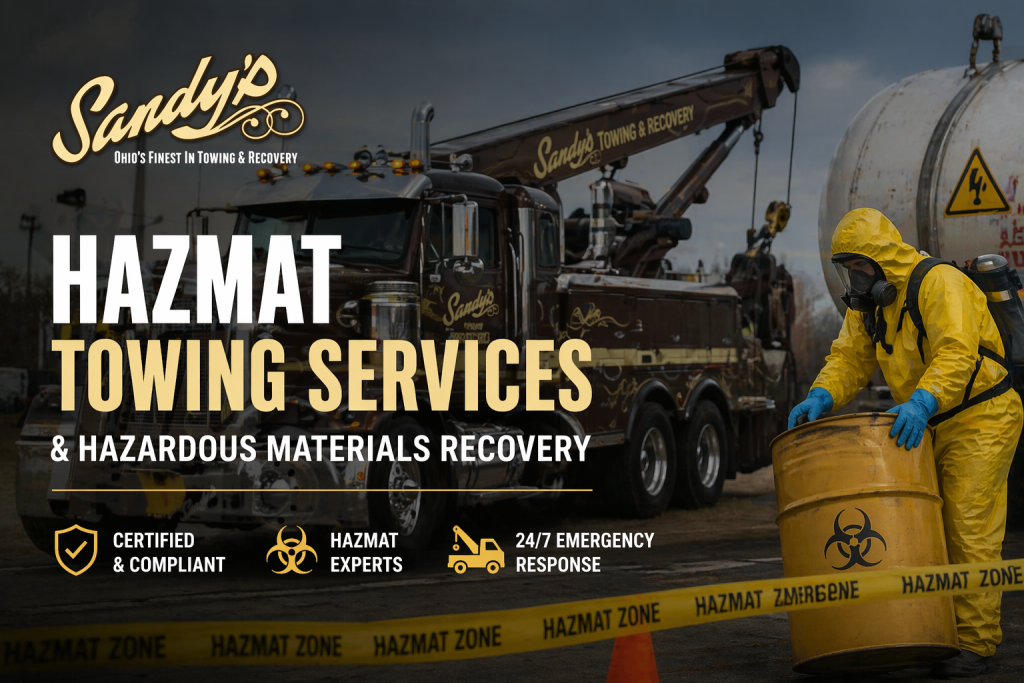 HAZMAT tow truck dayton
